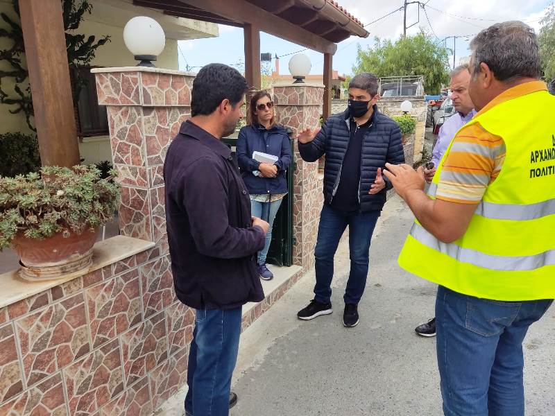 Αυγενάκης, Τριαντόπουλος την Παρασκευή στις σεισμόπληκτες περιοχές του Ηρακλείου