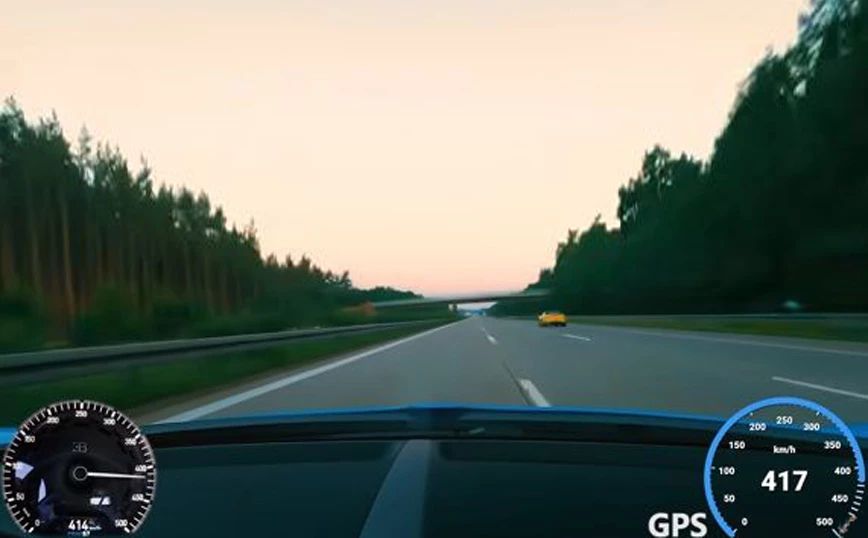 Βίντεο με μεγιστάνα που τρέχει και 417 χλμ σε δρόμο και ευχαριστεί τον… θεό