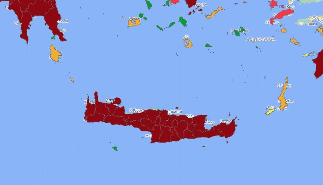 Ο αριθμός των εμβολιασμένων πολιτών στην Κρήτη μέχρι σήμερα