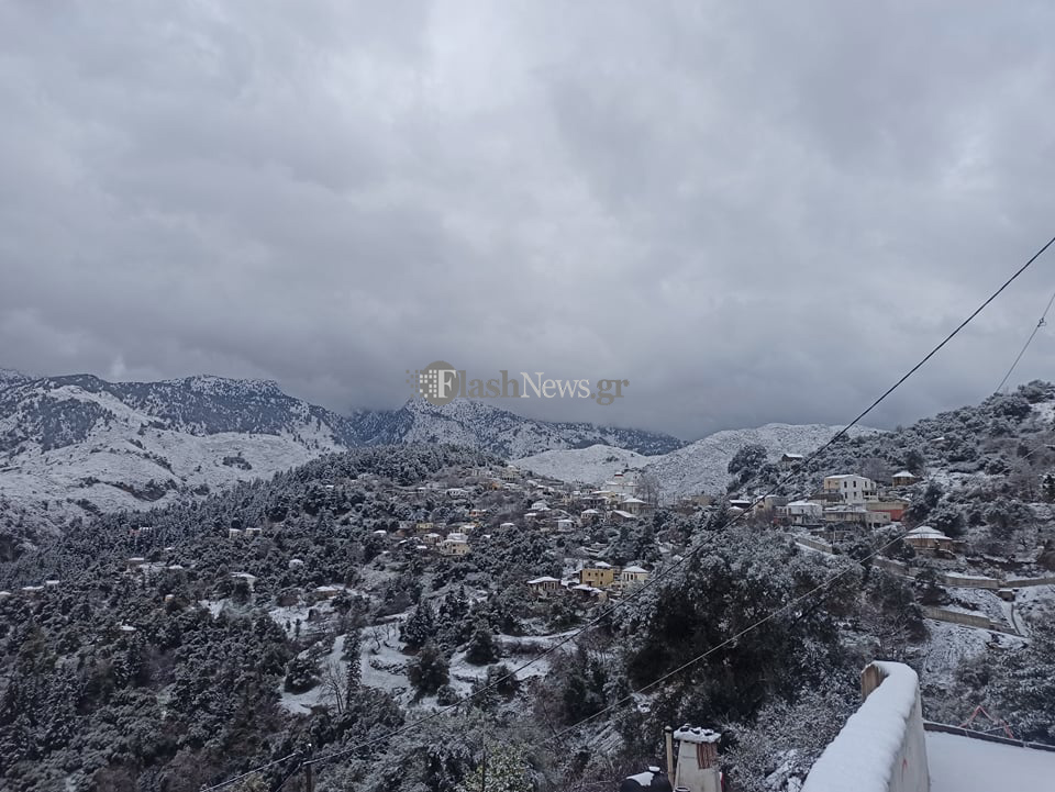 Έντονες χιονοπτώσεις στην Κρήτη μέχρι την Τρίτη 25 Ιανουαρίου
