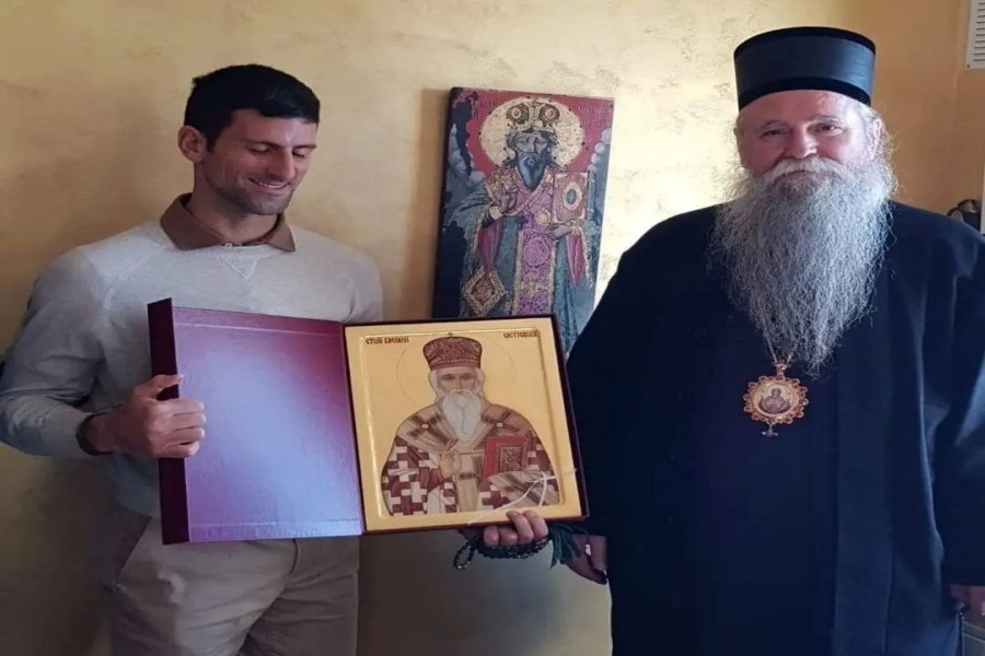 Τζόκοβιτς: Επισκέφτηκε μοναστήρι στο Μαυροβούνιο