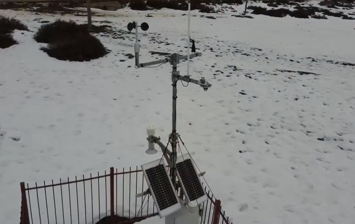 Ο χιονομετρικός σταθμός του Εθνικού Αστεροσκοπείου στον Ψηλορείτη (βίντεο)