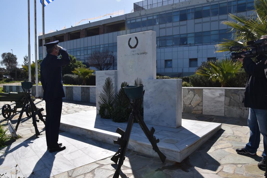 Επιμνημόσυνη δέηση πεσόντων Αστυνομικών στο μνημείο του Αστυνομικού Μεγάρου Ηρακλείου