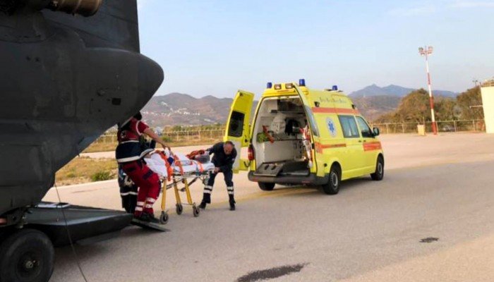 Χανιά Με αεροδιακομιδή στην Αθήνα ο 17χρονος που είχε τραυματιστεί σοβαρά σε τροχαίο