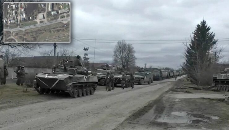 Ουκρανία Ρωσικό κονβόι 13 χιλιομέτρων με τεθωρακισμένα και πυροβολικό οδεύει στο Ντονμπάς