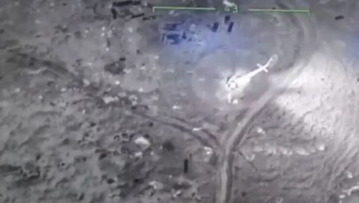 Βίντεο καταγράφει τη στιγμή που ουκρανικά drone χτυπούν ρωσικό ελικόπτερο στο Φιδονήσι