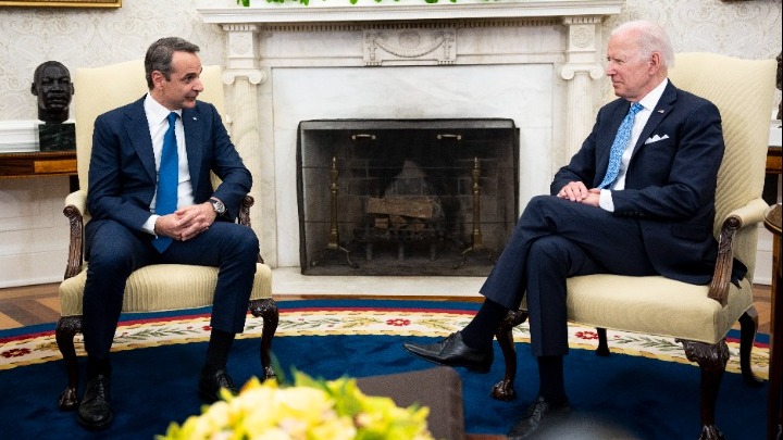 Στον Λευκό Οίκο ο πρωθυπουργός Κυρ. Μητσοτάκης: Η Ελλάδα πυλώνας σταθερότητας στην ευρύτερη περιοχή