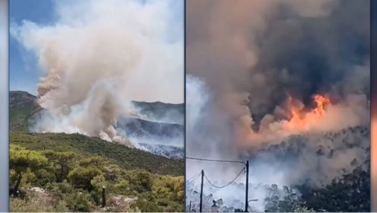 Μαίνεται η μεγάλη φωτιά στο Πόρτο Γερμενό – Κάηκαν σπίτια
