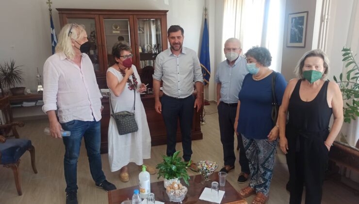 Επίσκεψη Θραψανιώτη στον νέο Αντιπεριφερειάρχη Λασιθίου κ. Γιάννη Ανδρουλάκη