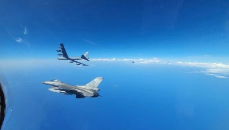 «Θηριώδες» βομβαρδιστικό  Β52 στον Ελληνικό εναέριο χώρο συνοδεία F16 (φωτο – βίντεο)