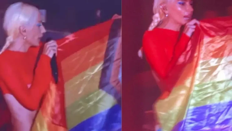 Τουρκία: Χαμός σε συναυλία της Gulsen όταν άνοιξε τη σημαία της ΛΟΑΤ κοινότητας
