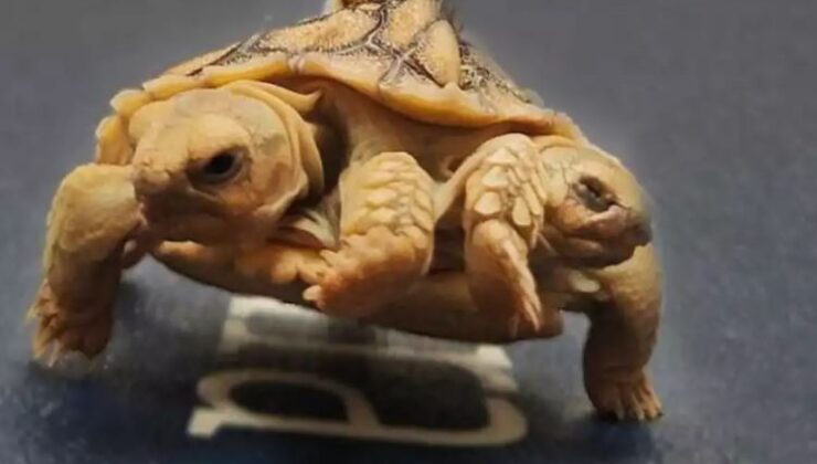 Απίστευτο περιστατικό στην Ολλανδία: Μεταλλαγμένη χελώνα με δύο κεφάλια και έξι πόδια