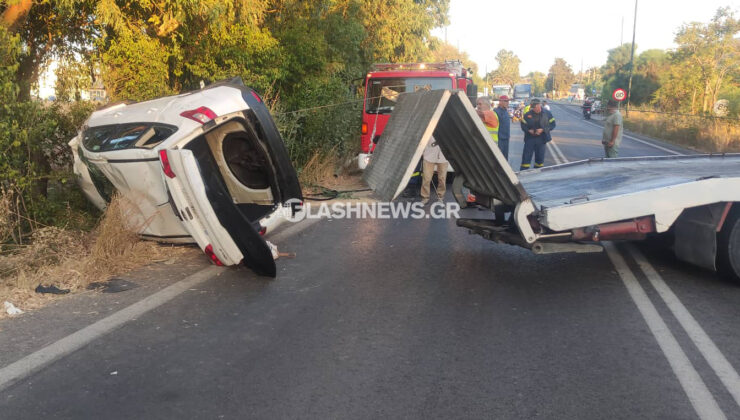 Τροχαίο ατύχημα στον ΒΟΑΚ στα Χανιά – Οδηγός έχασε τον έλεγχο και ανατράπηκε