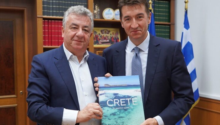 Συνάντηση Περιφερειάρχη Κρήτης με τον Πρέσβη της Σερβίας στην Ελλάδα