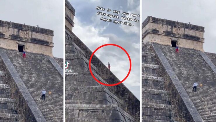 Μεξικό: Τουρίστρια χόρεψε σε ιερή πυραμίδα των Μάγια – Γλίτωσε το λιντσάρισμα από το εξαγριωμένο πλήθος