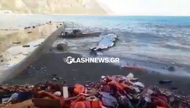 Βυθίστηκε το «Απόλλων Κ» και διαλύθηκε η γέφυρα του πλοίου – Δημήτρης Βιριράκης: «Συγγνώμη στους κατοίκους της Αγ. Ρουμέλης» (φωτο – βίντεο)