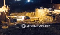 Χανιά: Τροχαίο με τραυματισμό τα ξημερώματα στις Μουρνιές – Αυτοκίνητο έπεσε σε χαντάκι που γίνονται έργα (φωτο)