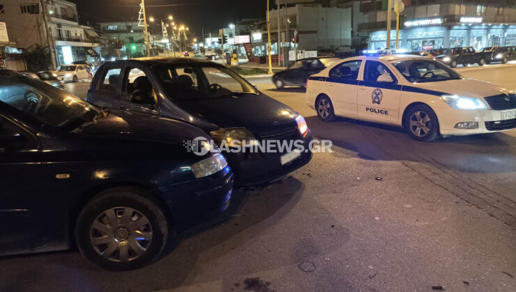 Χανιά: Σοβαρό τροχαίο στον Κλαδισό μετά από σύγκρουση αυτοκινήτων – Μία τραυματίας (φωτο)