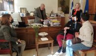 Συνάντηση του Βασίλη Λαμπρινού με την Ένωση Τυφλών Κρήτης