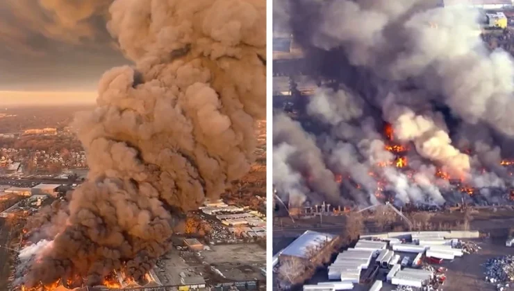 Τεράστια φωτιά στο Σικάγο σε εργοστάσιο επίπλων