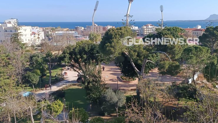 Ανοίγει ο…. μισός δημοτικός κήπος Χανίων (φωτο – βίντεο)