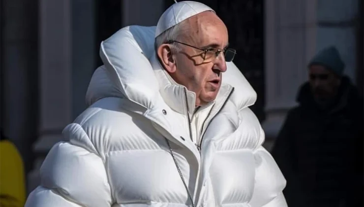 Σάλος για τη fake φωτογραφία του πάπα Φραγκίσκου με μακρύ λευκό μπουφάν