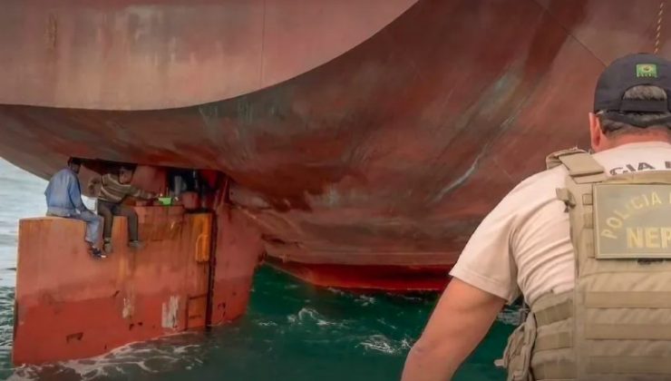 Μετανάστες διέσχισαν τον Ατλαντικό κρυμμένοι επί 13 μέρες στο πηδάλιο φορτηγού πλοίου (βιντεο)