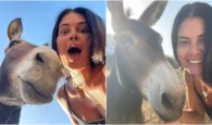 Μαρία Κορινθίου: Ξετρελαμένη με γαϊδούρι της Πάρου (βίντεο – φωτο)