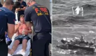 Νεαρός διασώθηκε μετά από 35 ώρες στη θάλασσα – Δείτε βίντεο λίγο πριν τη διάσωσή του