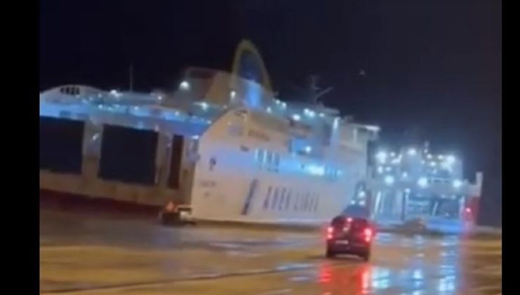 Το «Hellenic Spirit» συγκρούστηκε με δύο πλοία κατά τη διαδικασία κατάπλου στην Πάτρα (βίντεο)