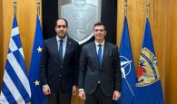 Ο Αλέξανδρος Μαρκογιαννάκης συναντήθηκε με τον Υφυπουργό Εθνικής Άμυνας Ι. Κεφαλογιάννη