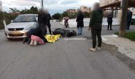 Τροχαίο στη Σούδα – Τραυματίστηκε γυναίκα σε μηχανάκι (φωτο)