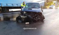 Χανιά: Σφοδρό τροχαίο στον ΒΟΑΚ- Αυτοκίνητο προσέκρουσε στο διάζωμα και το έσπασε- Στο νοσοκομείο ο οδηγός(φωτο)