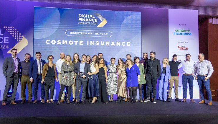 Με το κορυφαίο βραβείο «Insurtech of the Year 2024» για 2η συνεχή χρονιά, και άλλα 11 βραβεία τιμήθηκε το COSMOTE Insurance στα Digital Finance Awards 2024