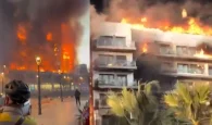 Μεγάλη φωτιά σε 14ώροφο συγκρότημα κατοικιών στη Βαλένθια (βίντεο)