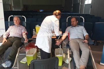 Χανιά: Μεγάλη συμμετοχή στην εθελοντική αιμοδοσία στα γραφεία της ΑΝΕΚ Lines
