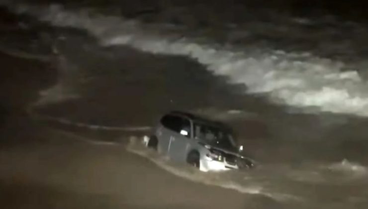 Βίντεο με γυναίκα οδηγό να πέφτει με τη BMW της στη θάλασσα μετά από άγρια καταδίωξη