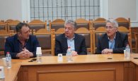 Στην Περιφέρεια ο πρόεδρος της ΓΣΕΕ – Συνάντηση με τον Σταύρο Αρναουτάκη