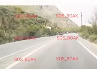 Τρελή πορεία αυτοκινήτου στα Χανιά καταγράφηκε σε βίντεο
