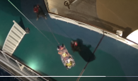 Ρόδος: Καρέ – καρέ η αεροδιακομιδή τραυματία από κρουαζιερόπλοιο (βίντεο)