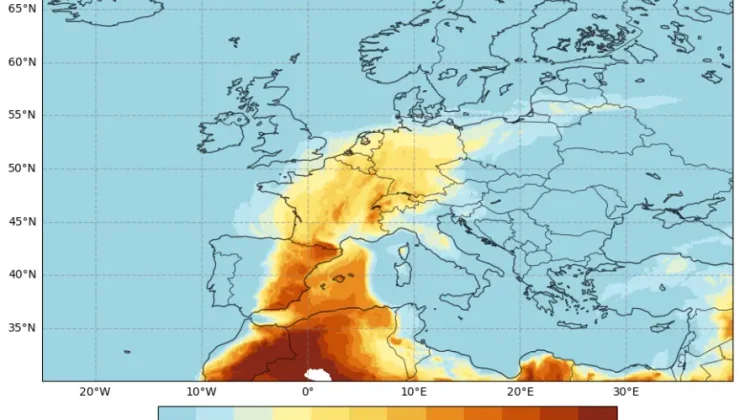 Νέο επεισόδιο μεταφοράς σκόνης από την Σαχάρα πλήττει τη δυτική Ευρώπη